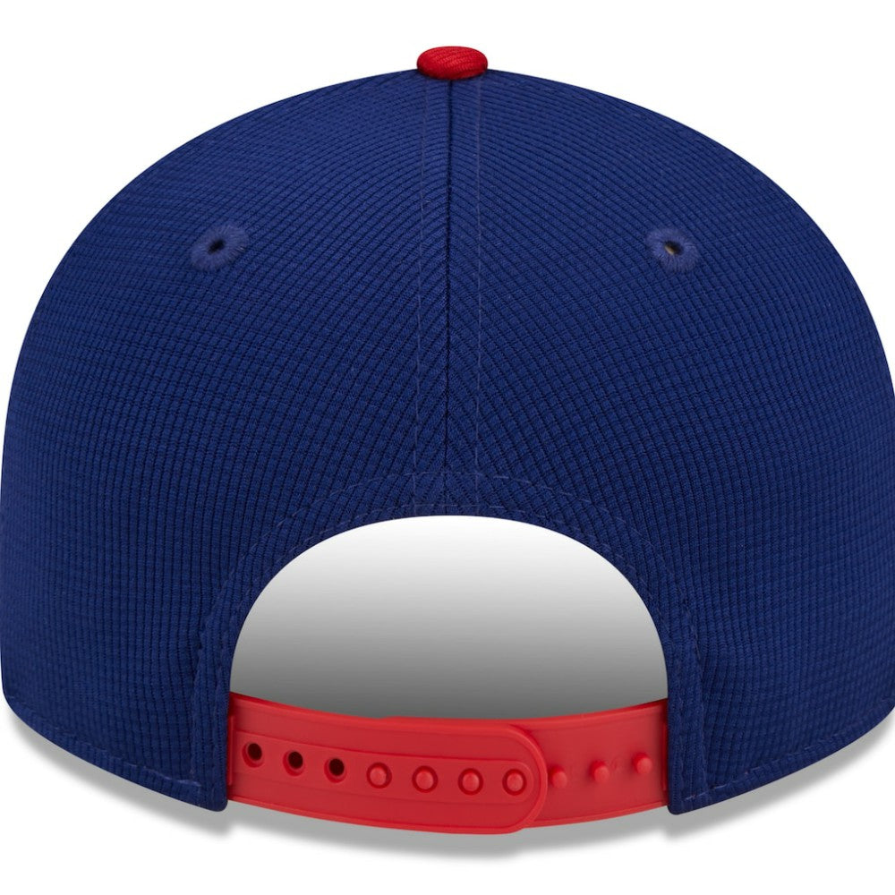 Philadelphia Phillies 2025 Batting Practice Low Profile 9FIFTY Snapback Hat - Navy | New Era