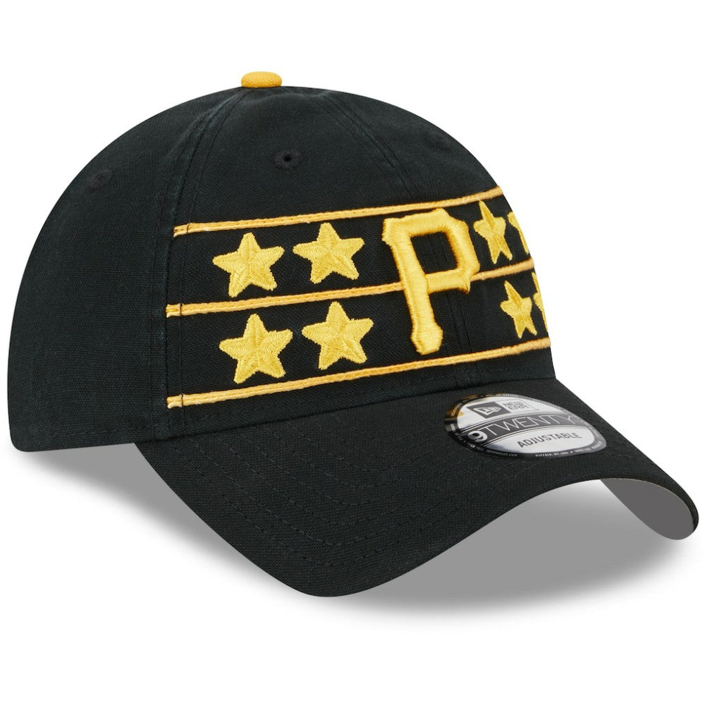 Pittsburgh Pirates Youth 2025 Batting Practice 9TWENTY Adjustable Hat - Black | New Era