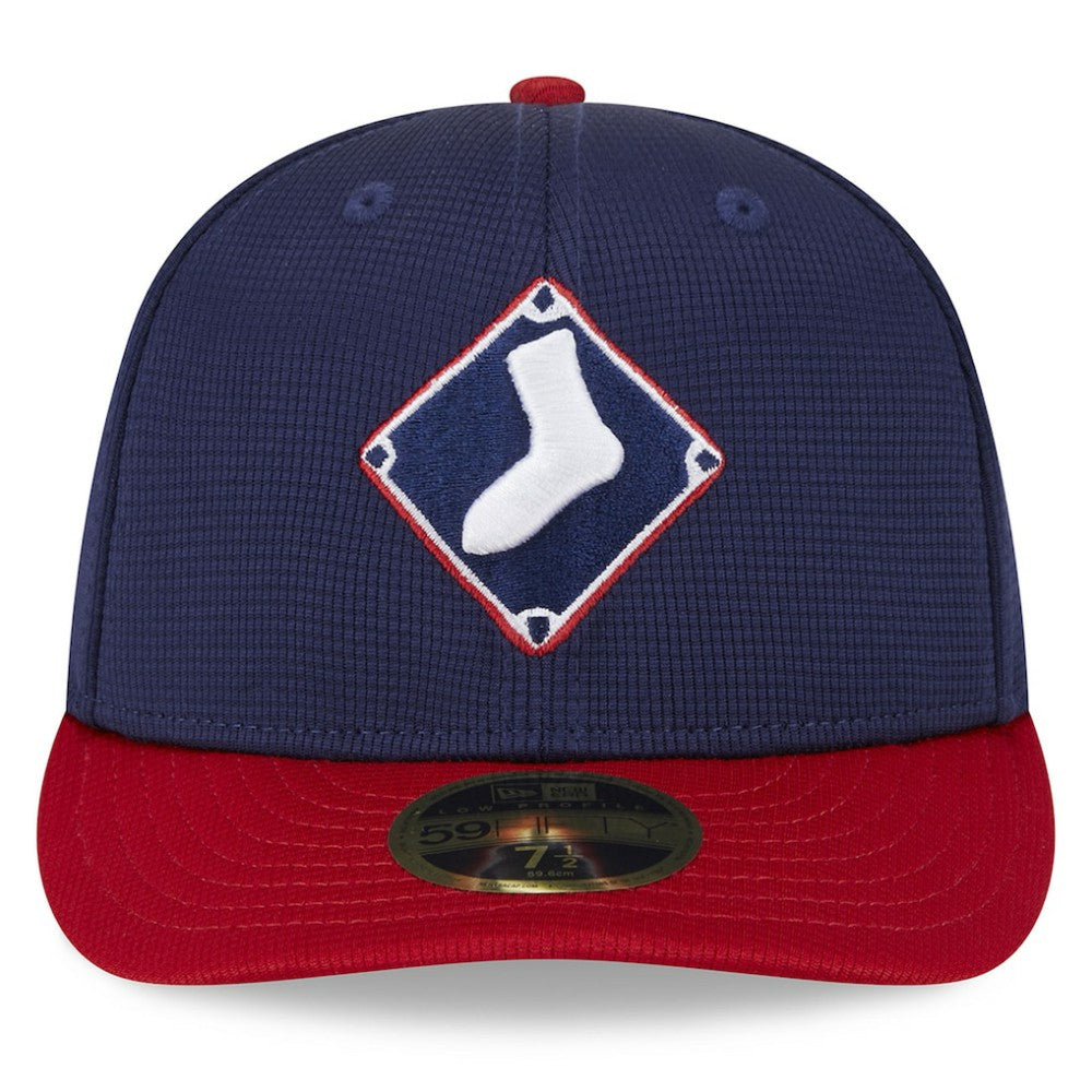 Chicago White Sox 2025 Batting Practice Low Profile 59FIFTY Fitted Hat - Navy | New Era
