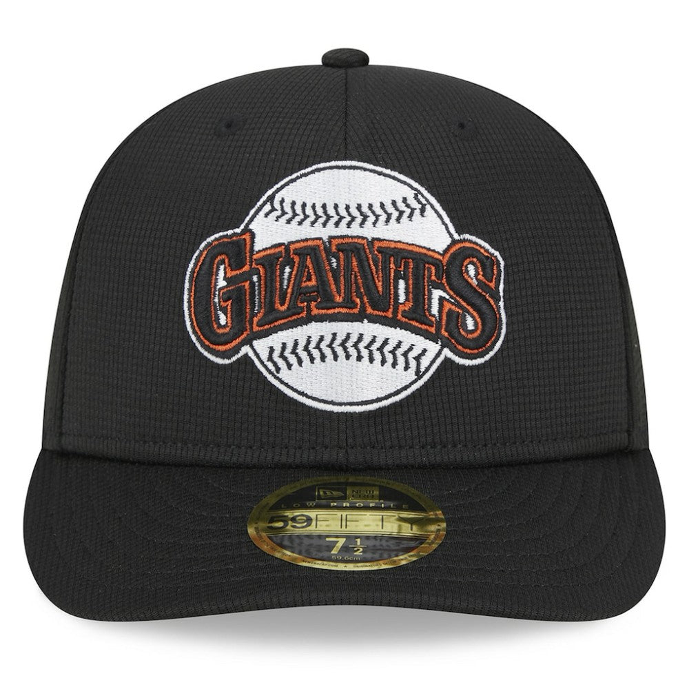San Francisco Giants 2025 Batting Practice Low Profile 59FIFTY Fitted Hat - Black | New Era