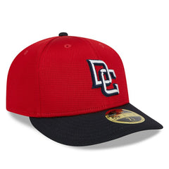 Washington Nationals 2025 Batting Practice Low Profile 59FIFTY Fitted Hat - Red | New Era