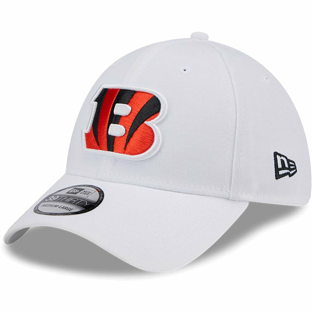 Cincinnati Bengals New Era Main 39THIRTY Flex Hat - White discount