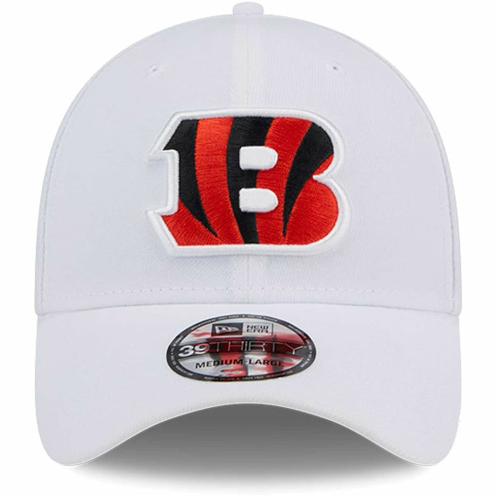 Cincinnati Bengals New Era Main 39THIRTY Flex Hat - White discount