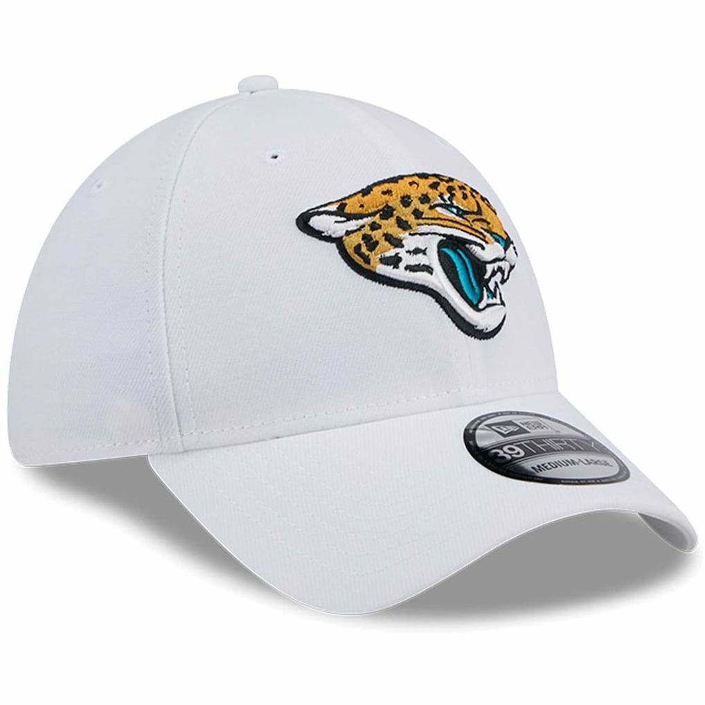 Jacksonville Jaguars New Era Main 39THIRTY Flex Hat - White cheap