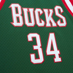Giannis Antetokounmpo Milwaukee Bucks 2013/14 Hardwood Classics Swingman Jersey - Hunter Green | Mitchell & Ness outlet