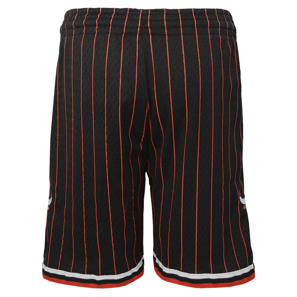 Chicago Bulls Youth Hardwood Classics Swingman Shorts - Black | Mitchell & Ness on sale