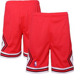 Chicago Bulls Youth Hardwood Classics Swingman Shorts - Red | Mitchell & Ness for sale