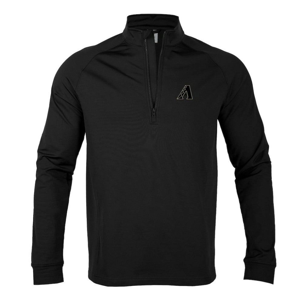 Arizona Diamondbacks Levelwear City Connect Calibre Insignia Core Quarter-Zip Pullover Top - Black