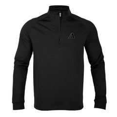 Arizona Diamondbacks Levelwear City Connect Calibre Insignia Core Quarter-Zip Pullover Top - Black