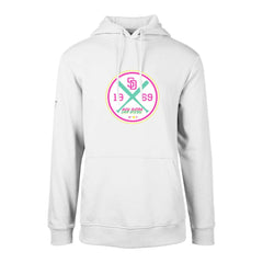 San Diego Padres Levelwear City Connect Podium Strike Pullover Hoodie - White