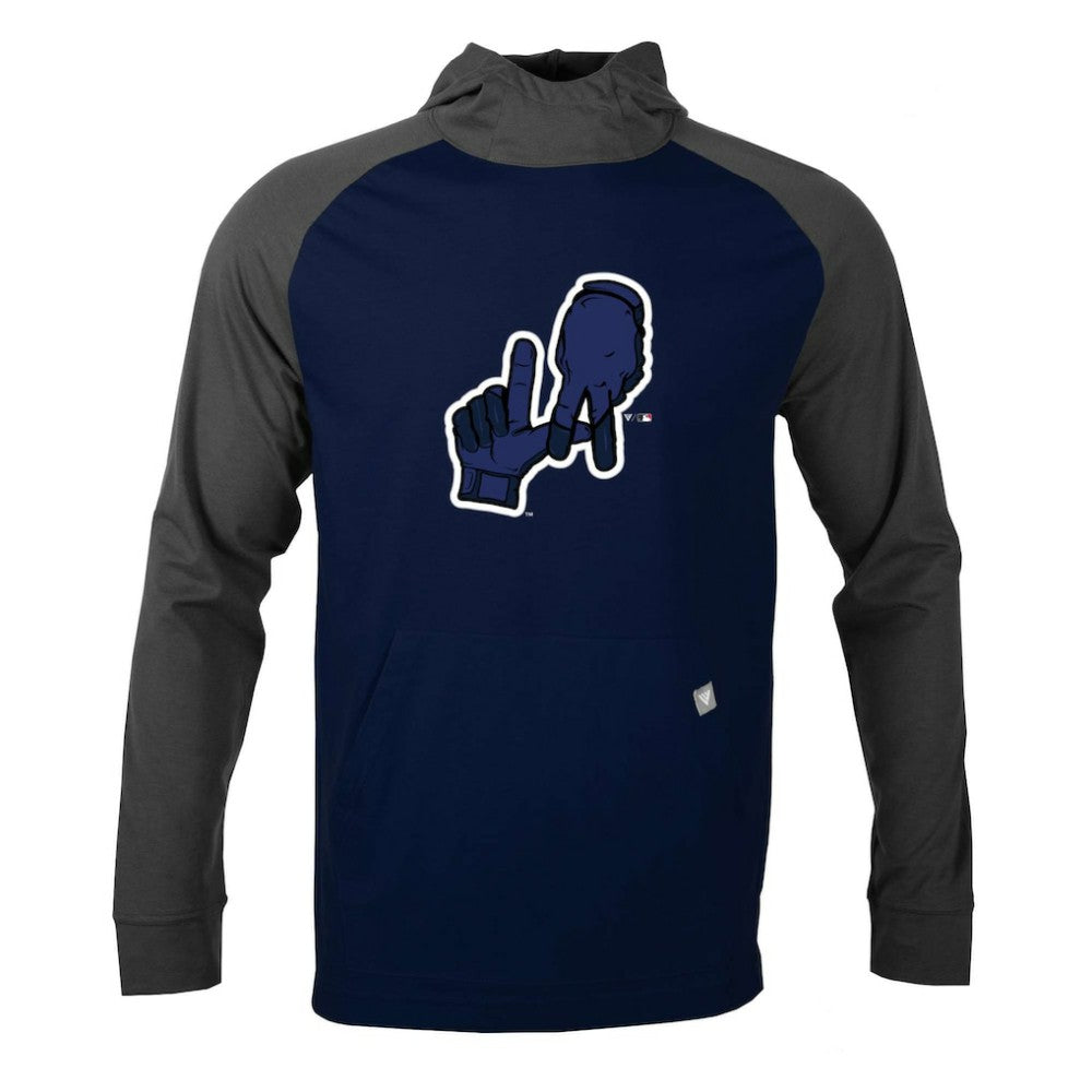 Los Angeles Dodgers Levelwear City Connect Uproar Core Logo Pullover Hoodie - Navy