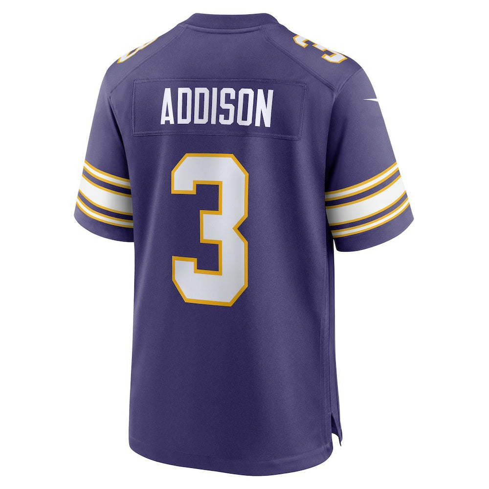 Jordan Addison Minnesota Vikings Alternate Game Jersey - Purple | Nike for sale