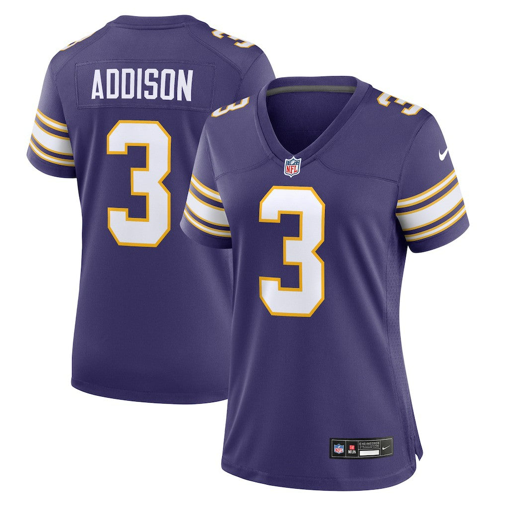Jordan Addison Minnesota Vikings Women's Alternate Game Jersey - Purple | Nike cheap