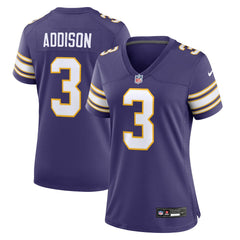 Jordan Addison Minnesota Vikings Women's Alternate Game Jersey - Purple | Nike cheap