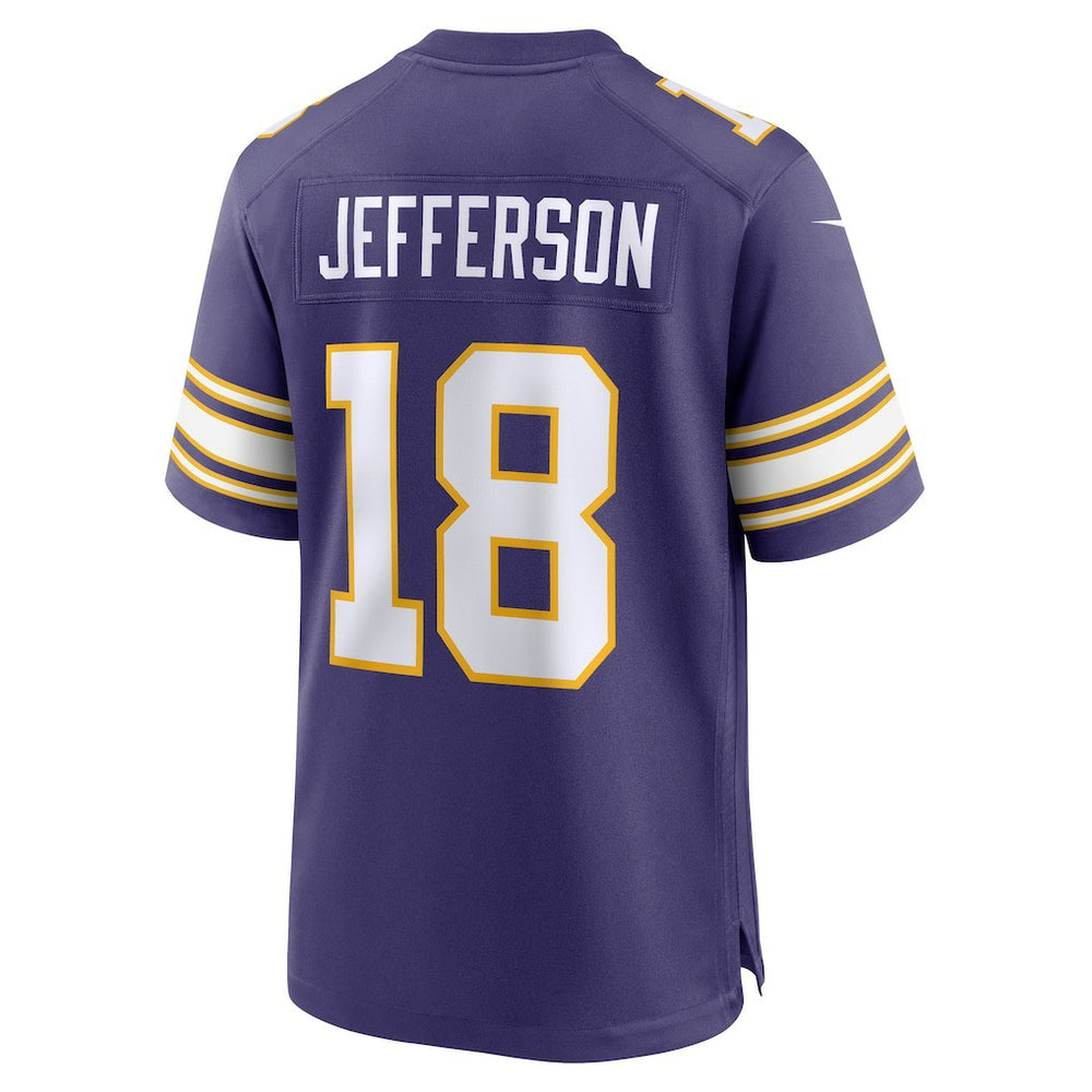 Justin Jefferson Minnesota Vikings Classic Player Game Jersey - Purple | Nike outlet