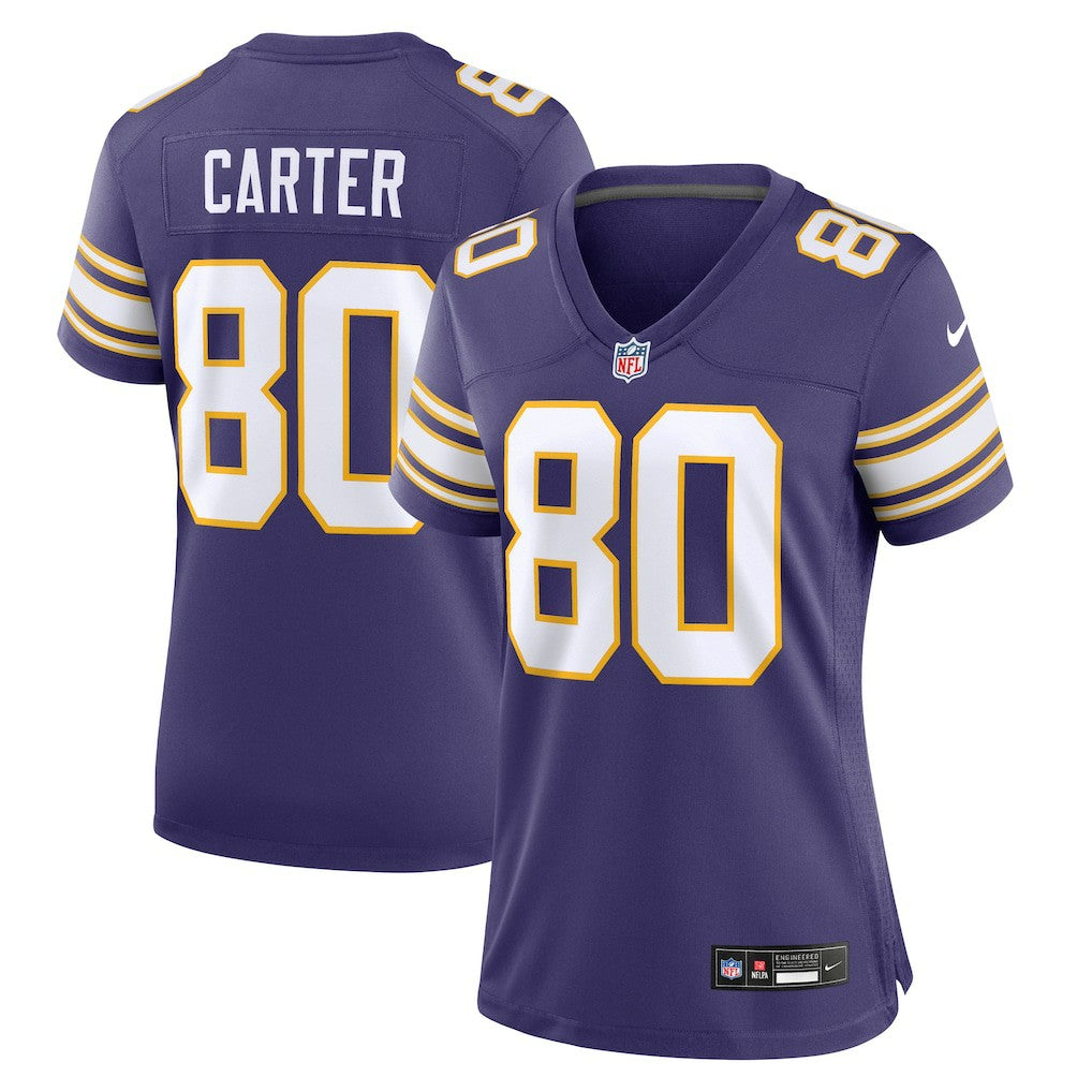 Cris Carter Minnesota Vikings Women's Classic Retired Player Game Jersey - Purple | Nike outlet