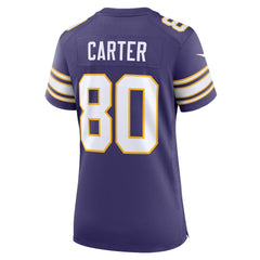 Cris Carter Minnesota Vikings Women's Classic Retired Player Game Jersey - Purple | Nike outlet