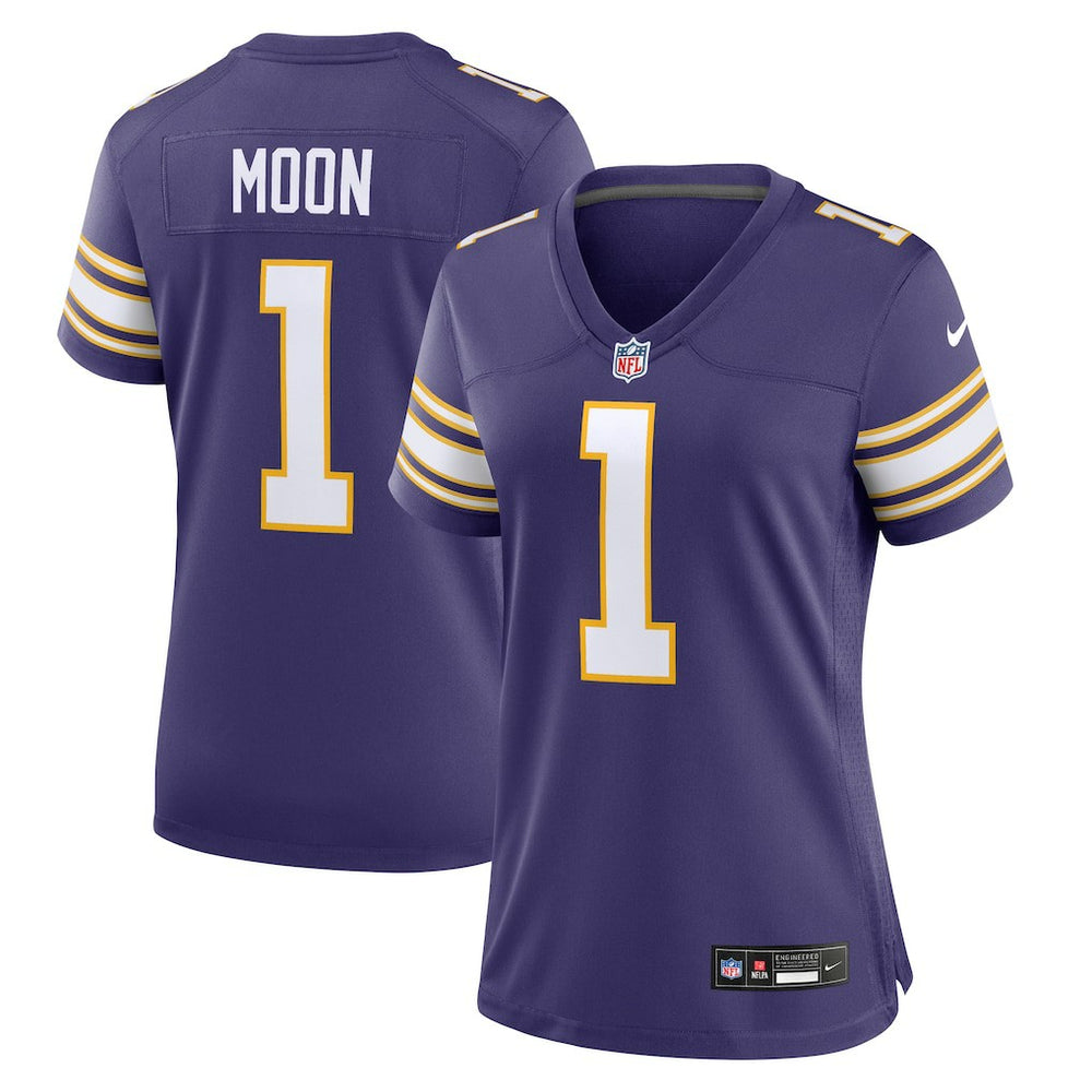 Warren Moon Minnesota Vikings Women's Classic Retired Player Game Jersey - Purple | Nike cheap