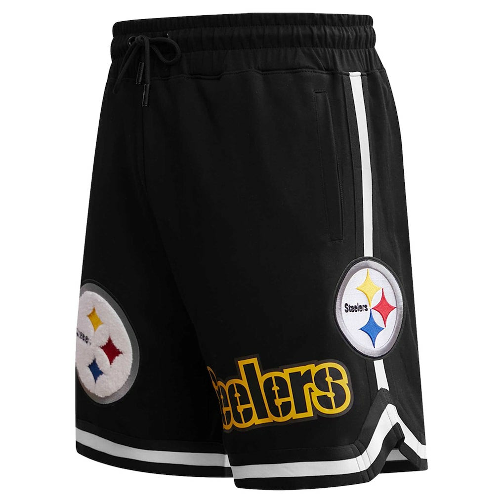 Pittsburgh Steelers Pro Standard Classic Chenille Shorts - Black outlet
