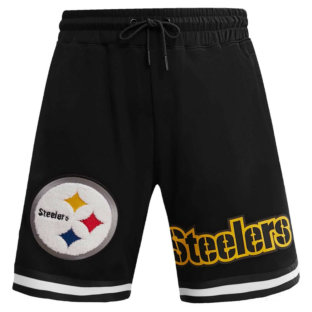 Pittsburgh Steelers Pro Standard Classic Chenille Shorts - Black outlet