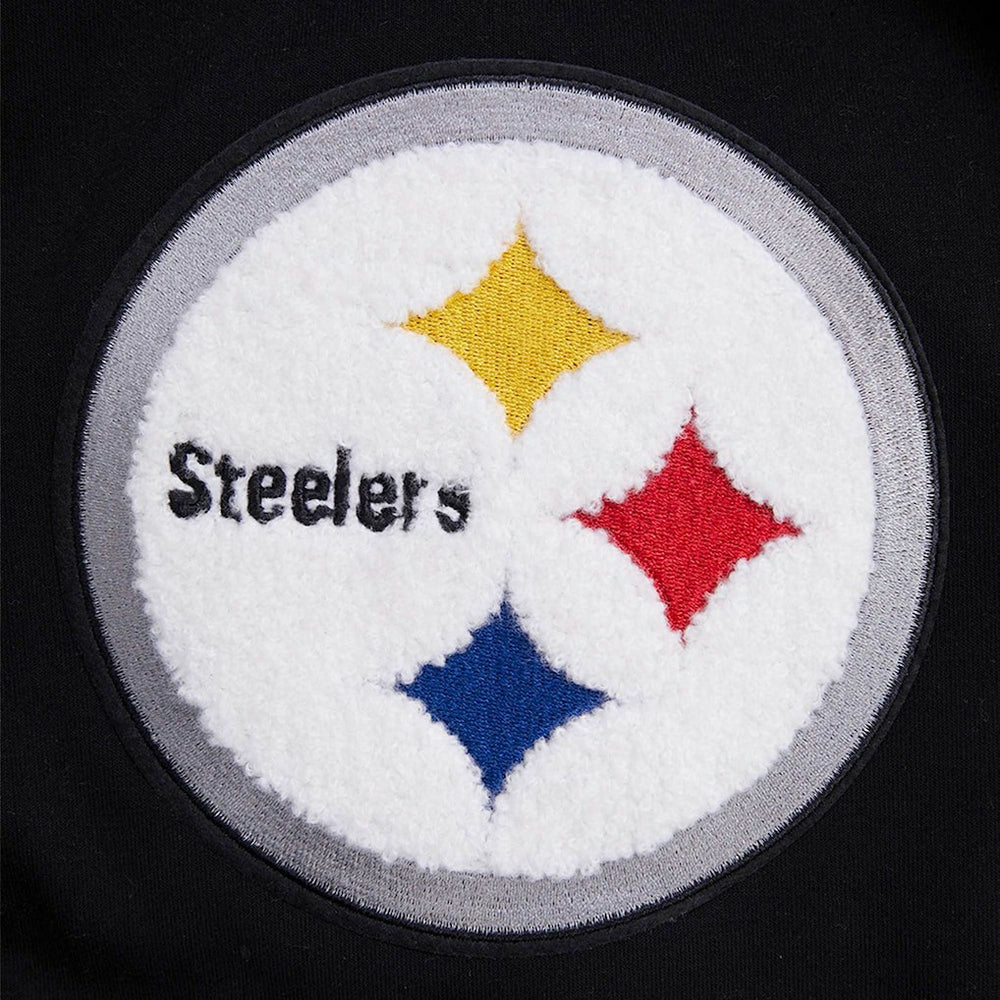 Pittsburgh Steelers Pro Standard Classic Chenille Shorts - Black outlet