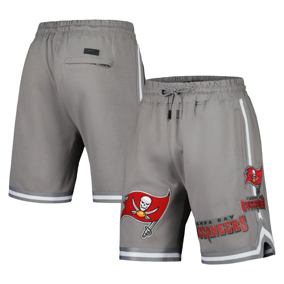 Tampa Bay Buccaneers Pro Standard Classic Chenille Shorts - Gray on sale