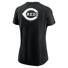 Cincinnati Reds Women's Over Shoulder T-Shirt - Black | Nike