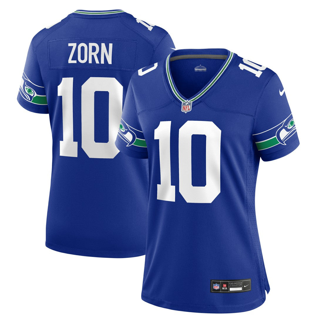 Jim Zorn Seattle Seahawks Women's Throwback Retired Player Game Jersey - Royal | Nike outlet
