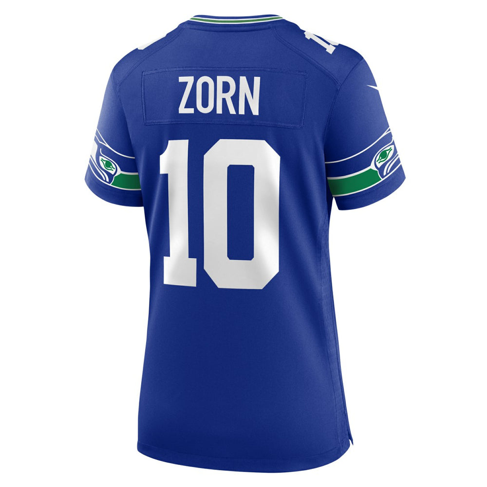 Jim Zorn Seattle Seahawks Women's Throwback Retired Player Game Jersey - Royal | Nike outlet