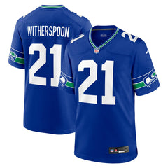 Devon Witherspoon Seattle Seahawks Throwback Player Game Jersey - Royal | Nike for sale