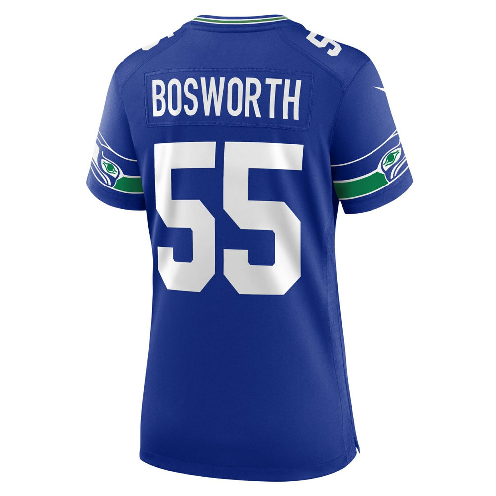 Brian Bosworth Seattle Seahawks Women's Throwback Retired Player Game Jersey - Royal | Nike for sale