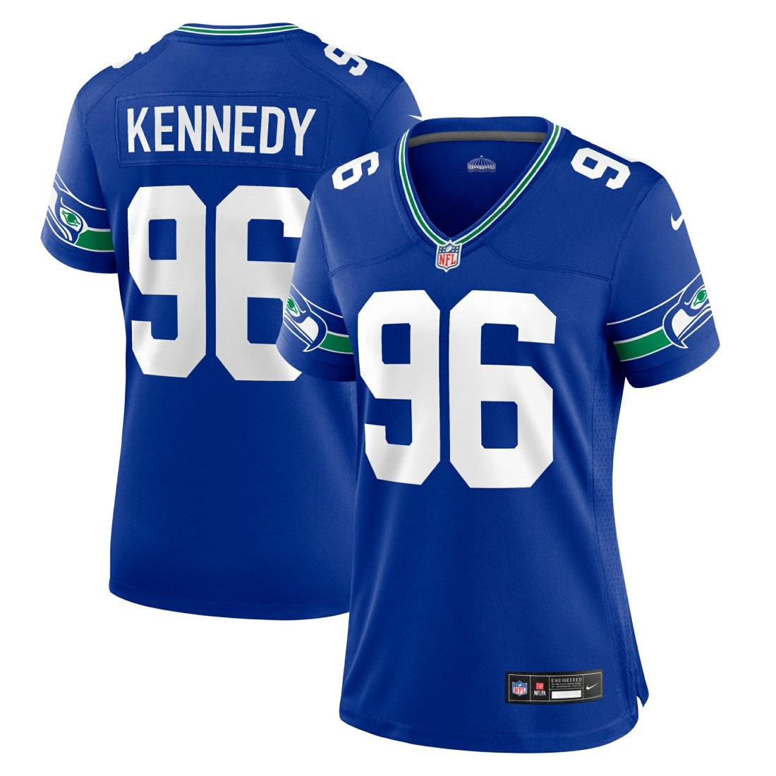 Cortez Kennedy Seattle Seahawks Women's Throwback Player Game Jersey - Royal | Nike for sale