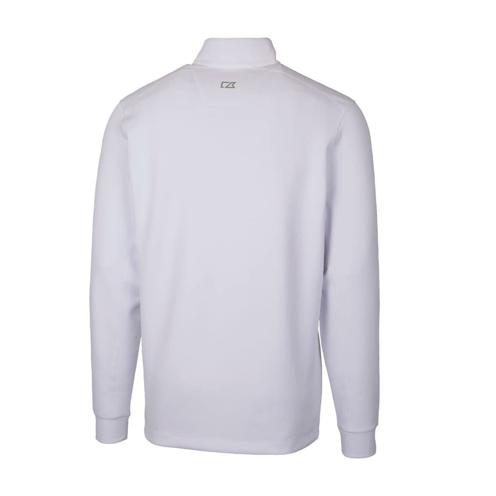 Philadelphia Eagles Cutter & Buck Traverse Stretch Quarter-Zip Pullover - White cheap