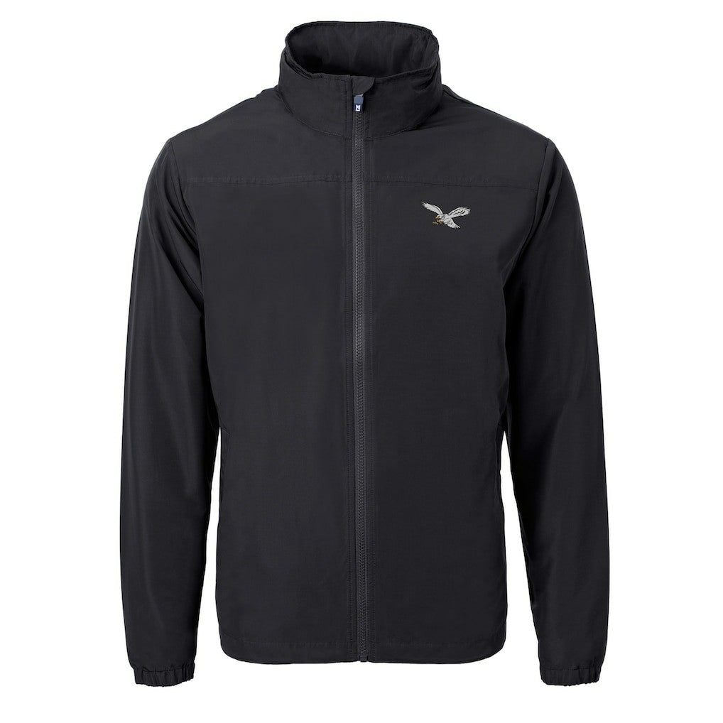 Philadelphia Eagles Cutter & Buck Charter Eco Recycled Full-Zip Jacket - Black outlet