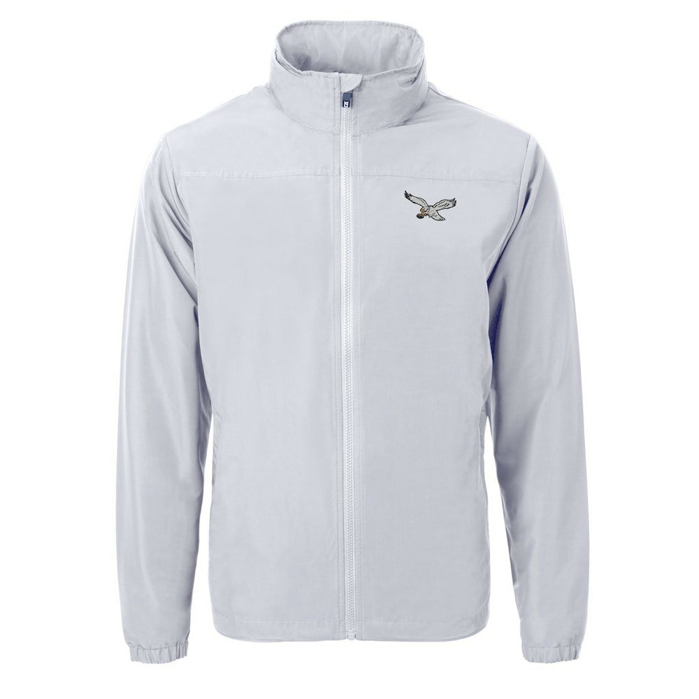 Philadelphia Eagles Cutter & Buck Charter Eco Recycled Full-Zip Jacket - Silver sale