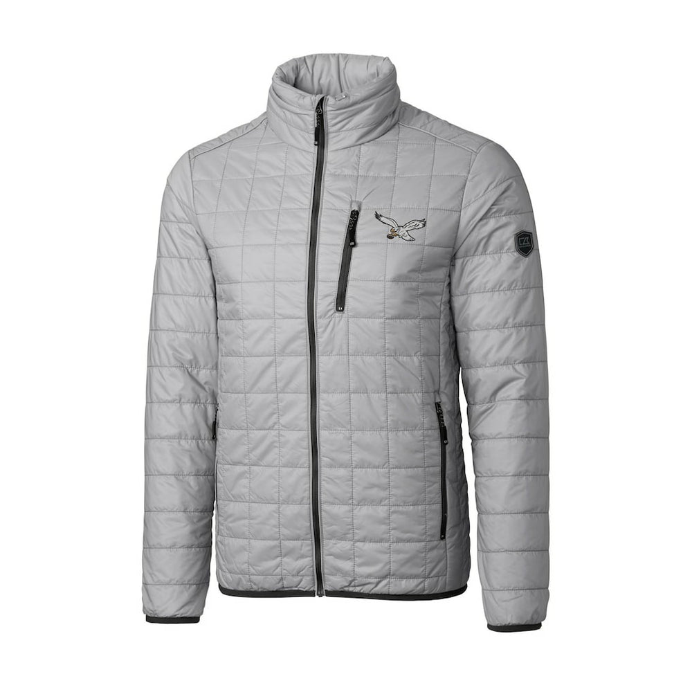 Philadelphia Eagles Cutter & Buck Rainier PrimaLoft Eco Insulated Full-Zip Puffer Jacket - Silver discount