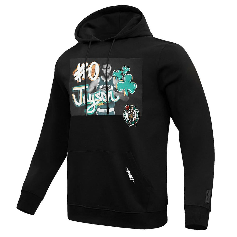 Jayson Tatum Boston Celtics Pro Standard Player Yearbook Pullover Hoodie - Black cheap