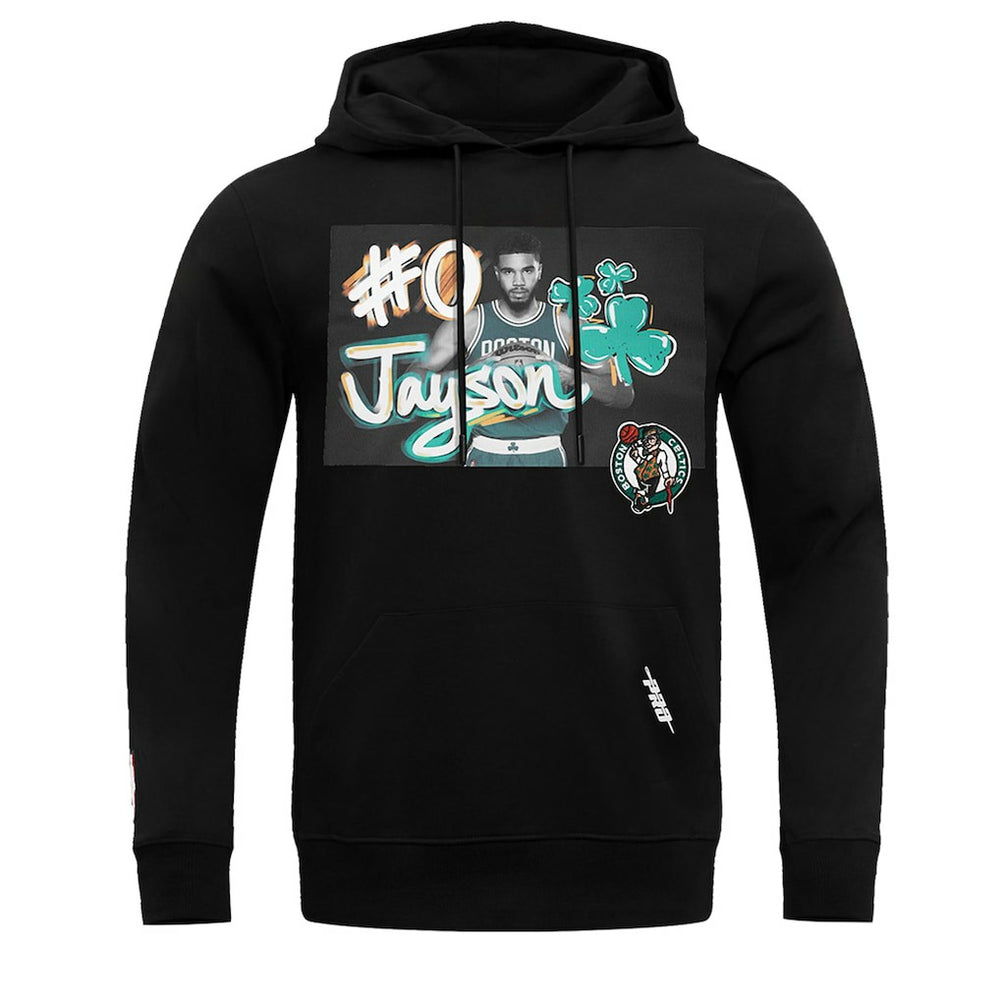 Jayson Tatum Boston Celtics Pro Standard Player Yearbook Pullover Hoodie - Black cheap