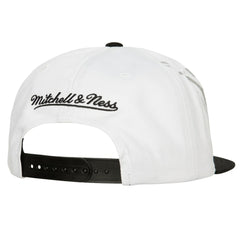 Brooklyn Nets Hot Fire Snapback Hat - White | Mitchell & Ness sale