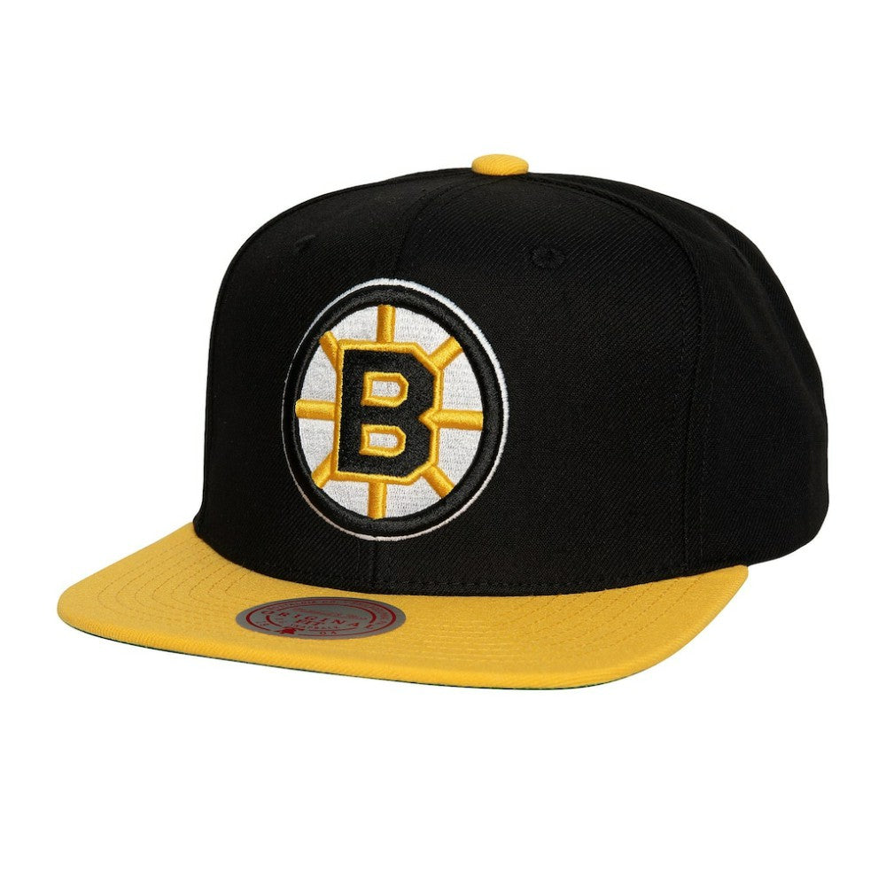 Boston Bruins Mitchell & Ness Core Team Ground 2.0 Snapback Hat Black