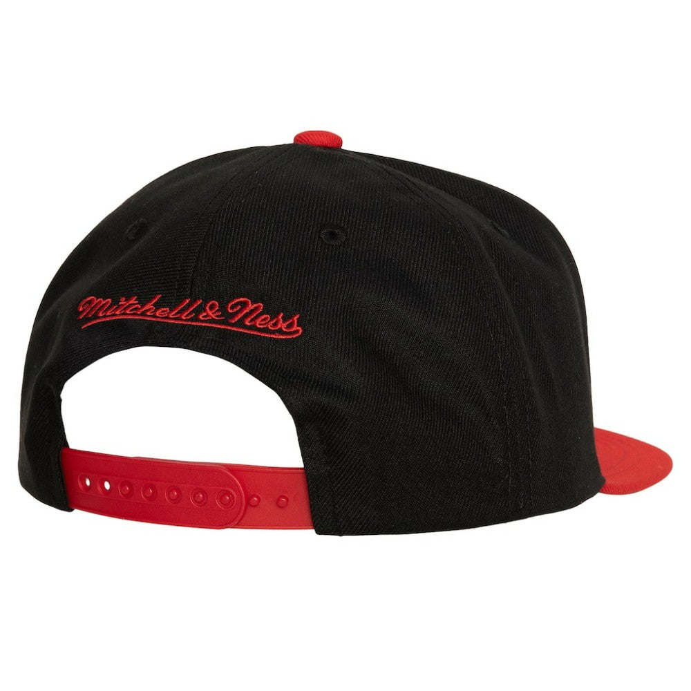 Detroit Red Wings Mitchell & Ness Core Team Ground 2.0 Snapback Hat Black