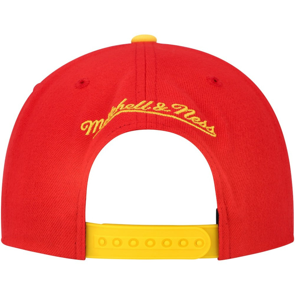 Calgary Flames Mitchell & Ness Core Team Ground 2.0 Snapback Hat Red