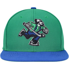Vancouver Canucks Mitchell & Ness Core Team Ground 2.0 Snapback Hat Green