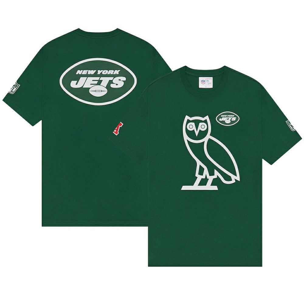New York Jets OVO x NFL OG Owl T-Shirt – Green online