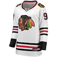Connor Bedard Chicago Blackhawks Fanatics Women's Away Breakaway Jersey White