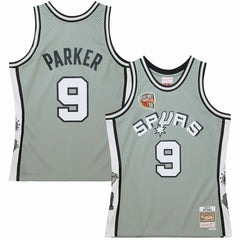 Tony Parker San Antonio Spurs Unisex Hall of Fame Class of 2023 Throwback Swingman Jersey - Gray | Mitchell & Ness for sale