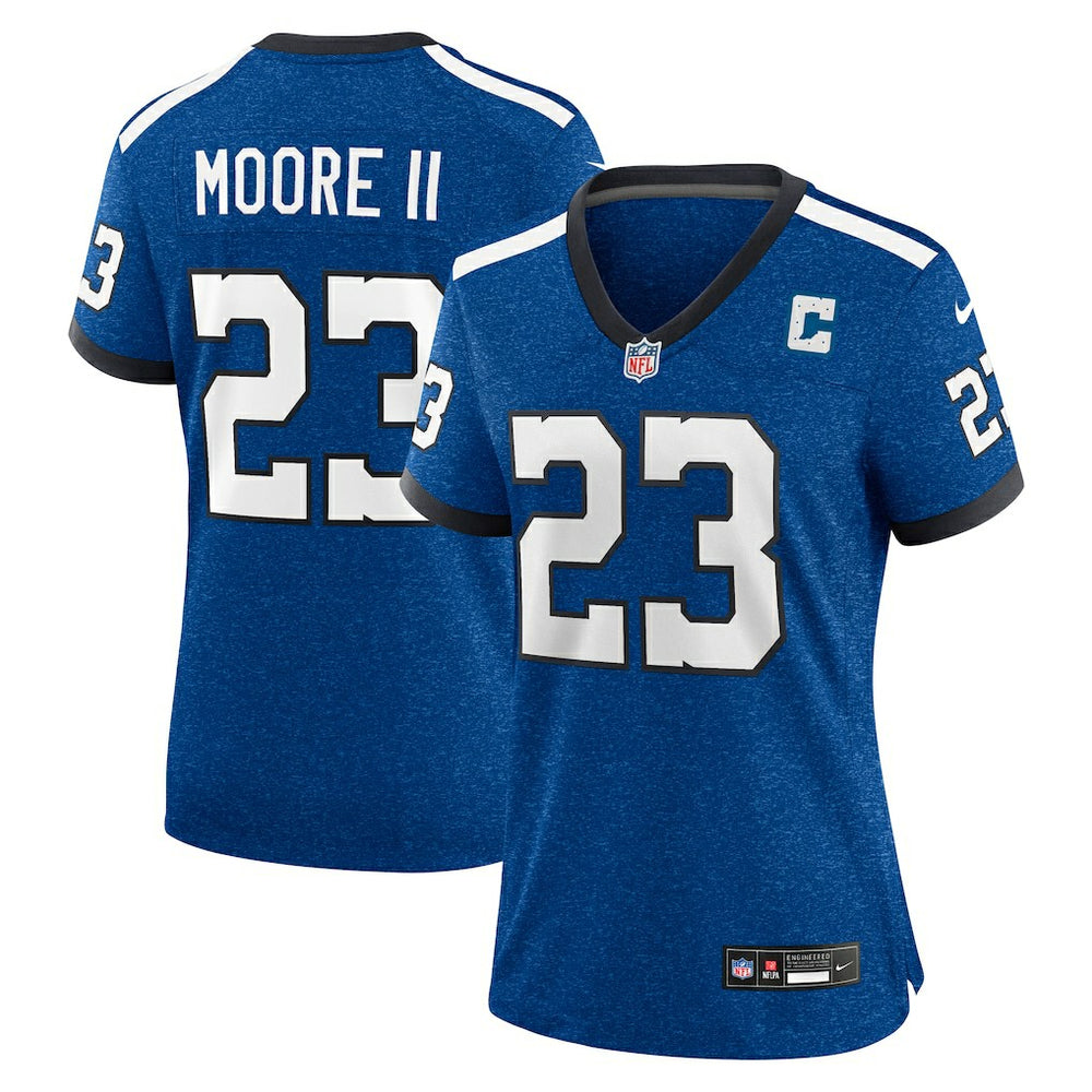 Kenny Moore II Indianapolis Colts Women's Indiana Nights Alternate Game Jersey - Royal | Nike outlet