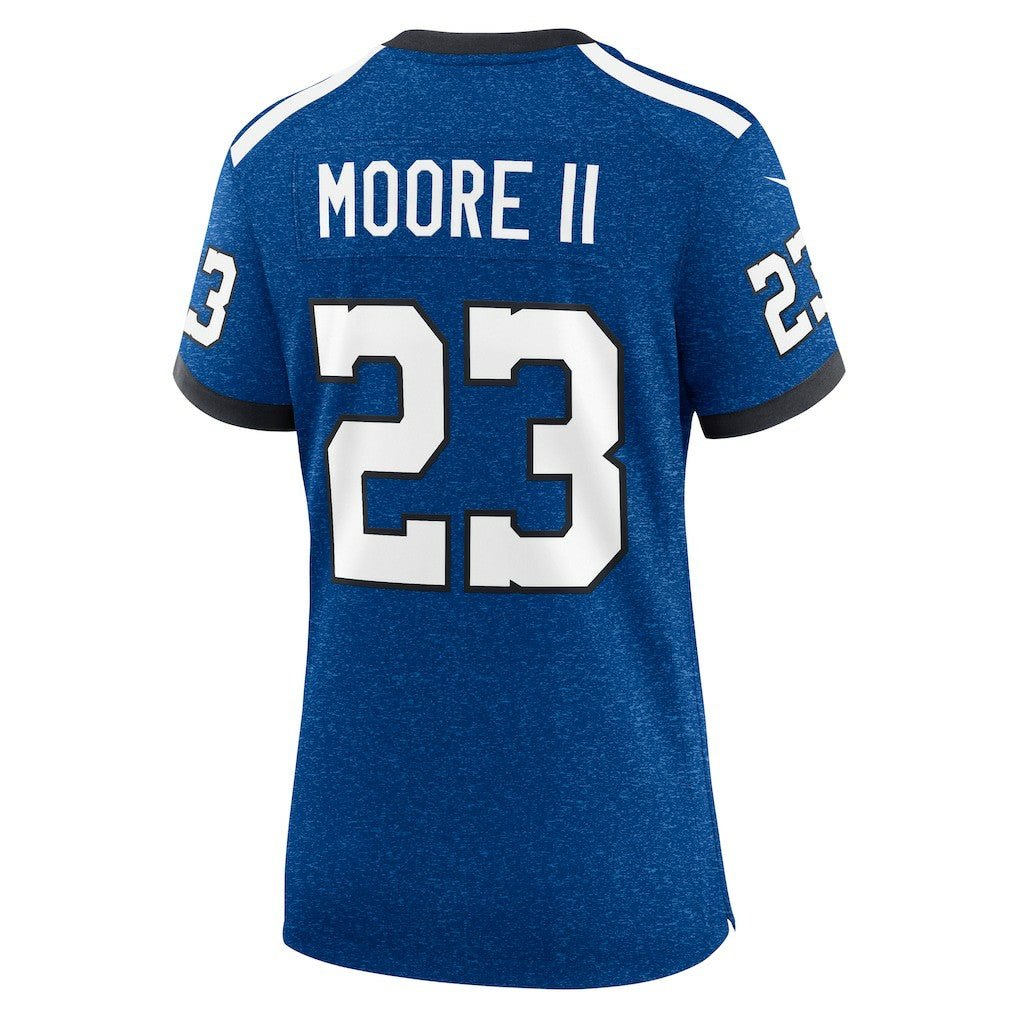 Kenny Moore II Indianapolis Colts Women's Indiana Nights Alternate Game Jersey - Royal | Nike outlet