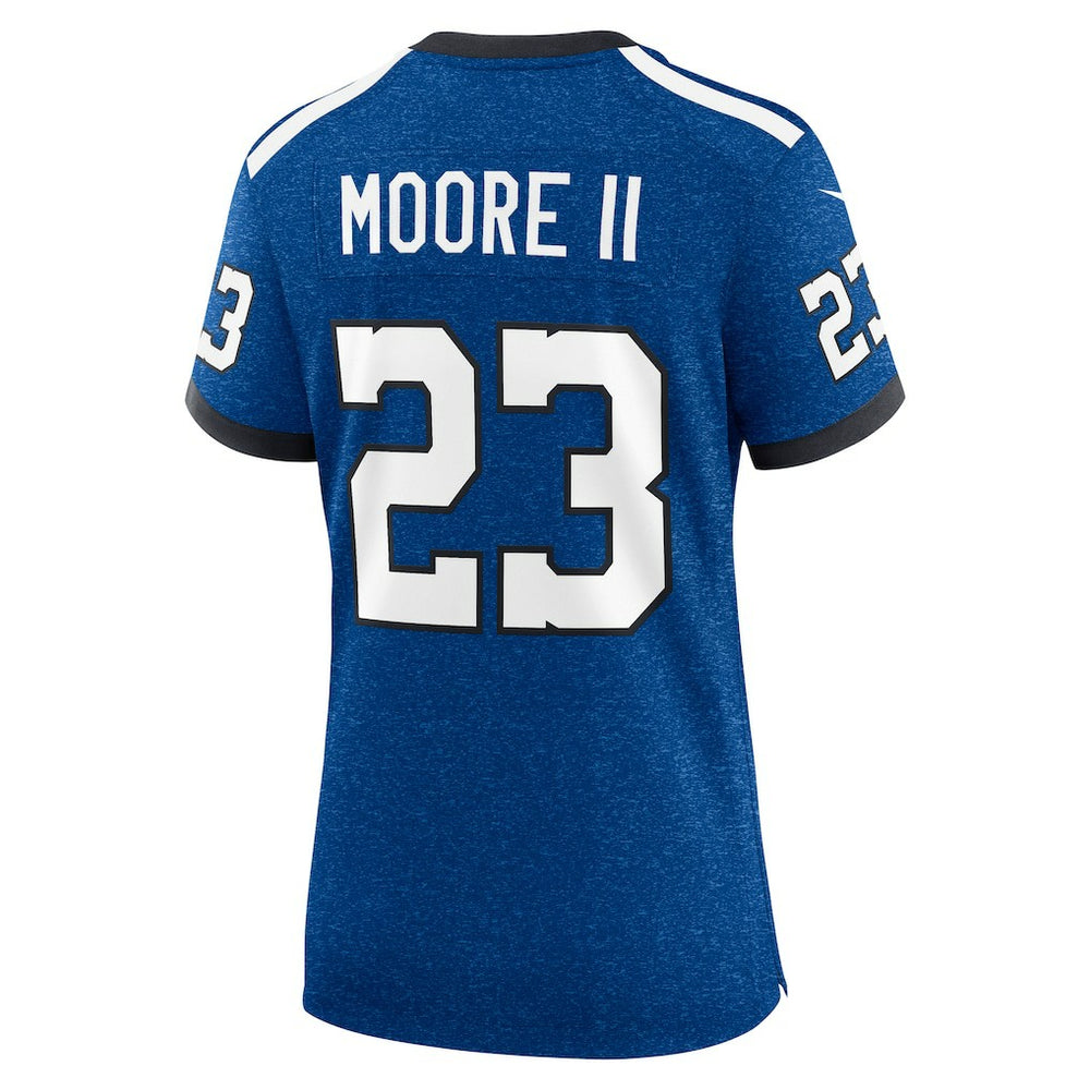 Kenny Moore II Indianapolis Colts Women's Indiana Nights Alternate Game Jersey - Royal | Nike outlet