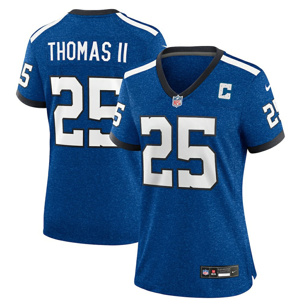 Rodney Thomas II Indianapolis Colts Women's Indiana Nights Alternate Game Jersey - Royal | Nike sale